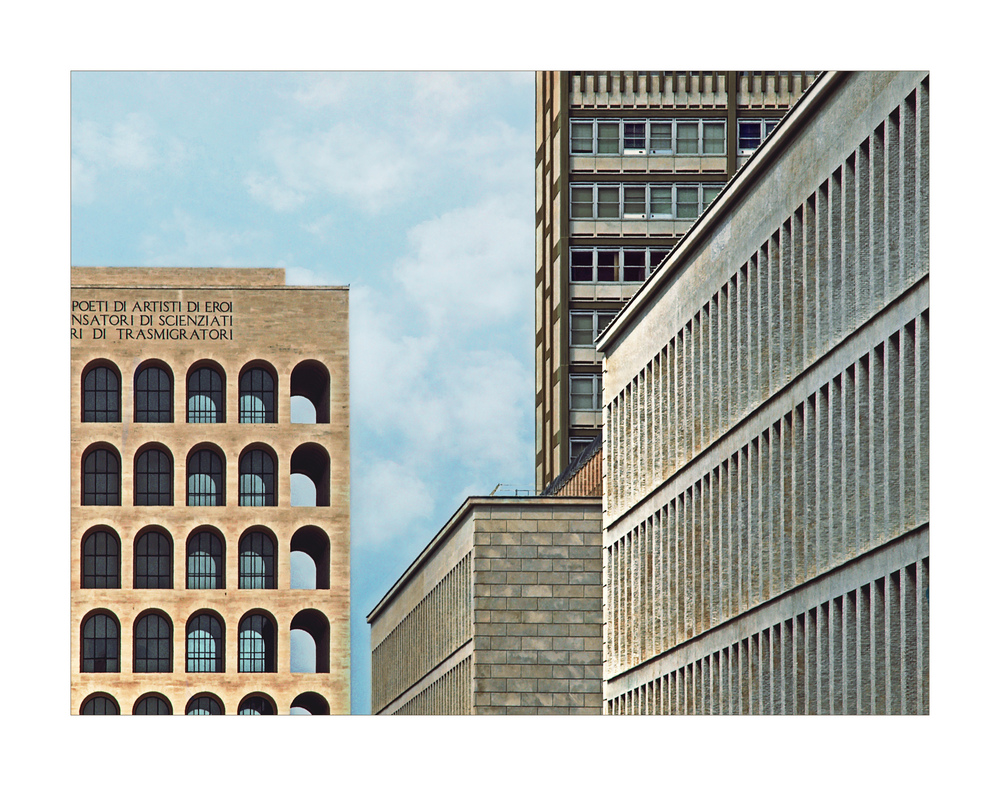 Colosseo Quadrato Foto Bild Fotokunst Color Fine Art Roma Bilder Auf Fotocommunity