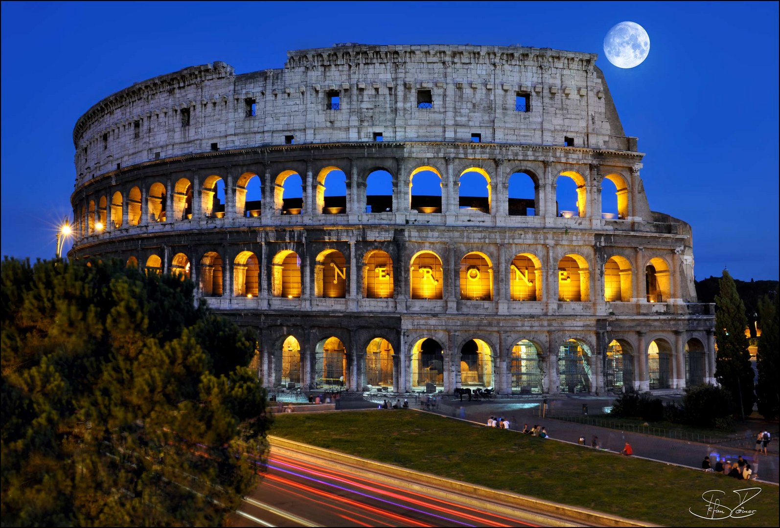 Colosseo Roma Foto Bild Architektur Architektur Bei Nacht Motive Bilder Auf Fotocommunity