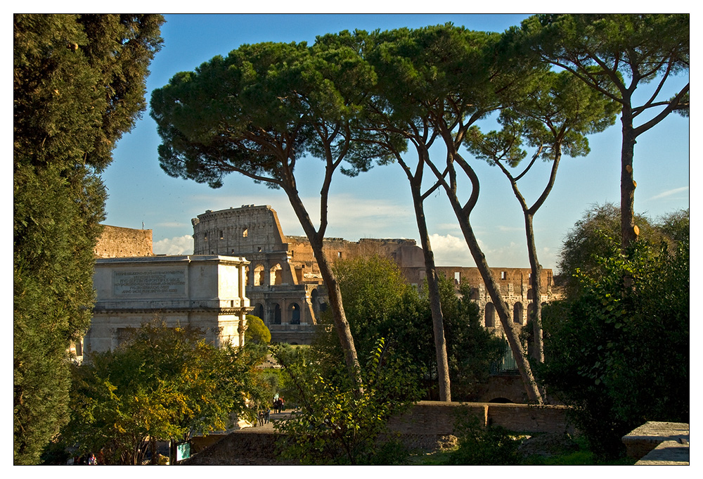 Colosseum von hinten