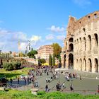 Colosseum_Panorama of  Rome, Italy