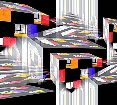 Coloured Home Boxes By Night