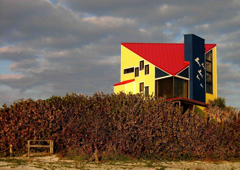 Coloured House at Cocoa Beach