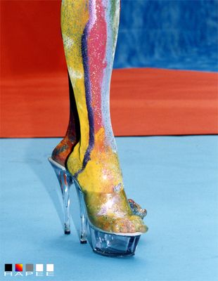 ... coloured legs ..