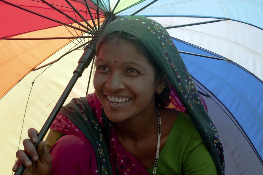 Coloured smile of Gujarat