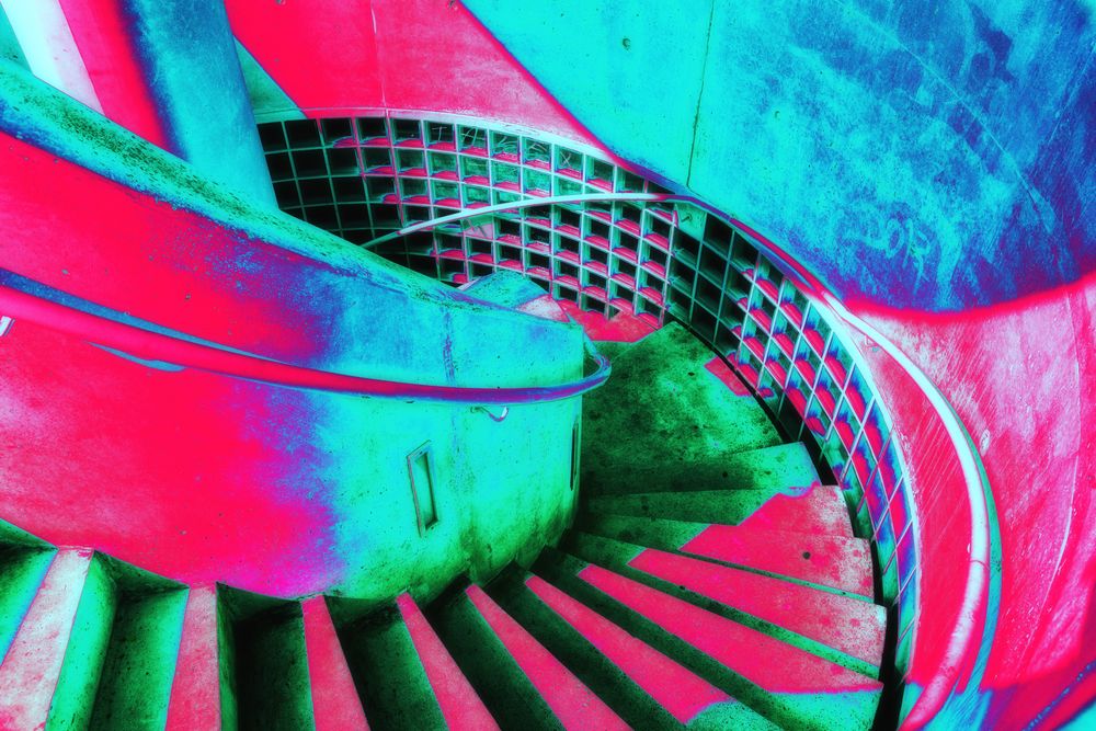 Coloured Stairs