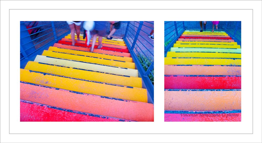 Coloured Steps