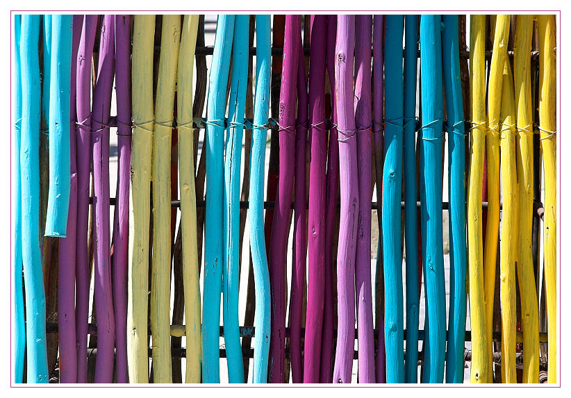 coloured sticks