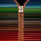 coloured zipper