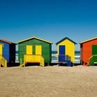 Colourful Beach Cubicles