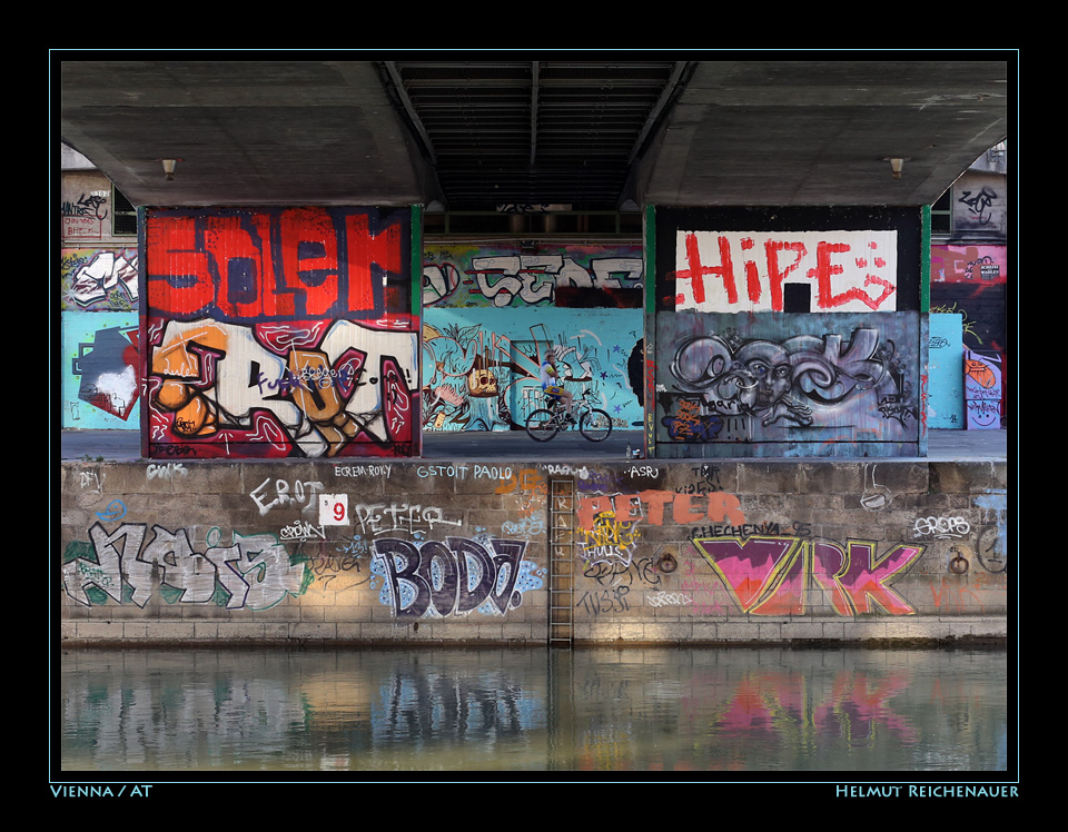 Colourful 'Donaukanal' II, Vienna / AT