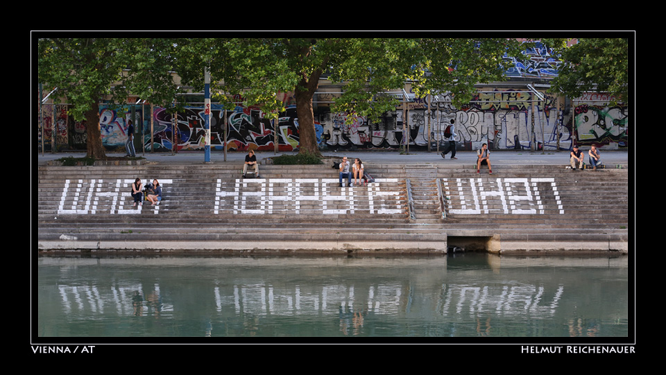 Colourful 'Donaukanal' III, Vienna / AT