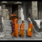 colourful monks