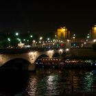 Colourful Paris at night