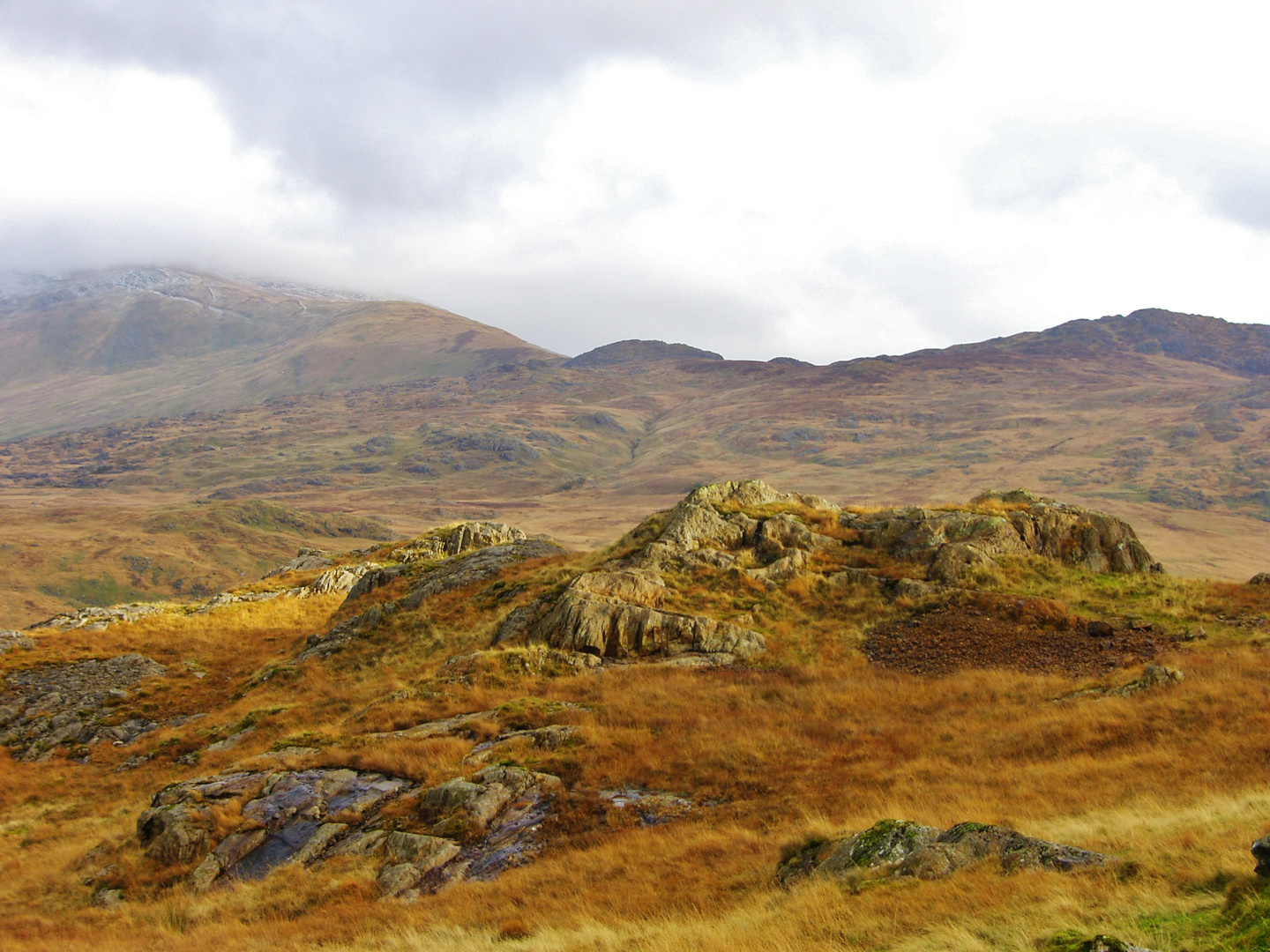 Colourful Snowdonia in Winter