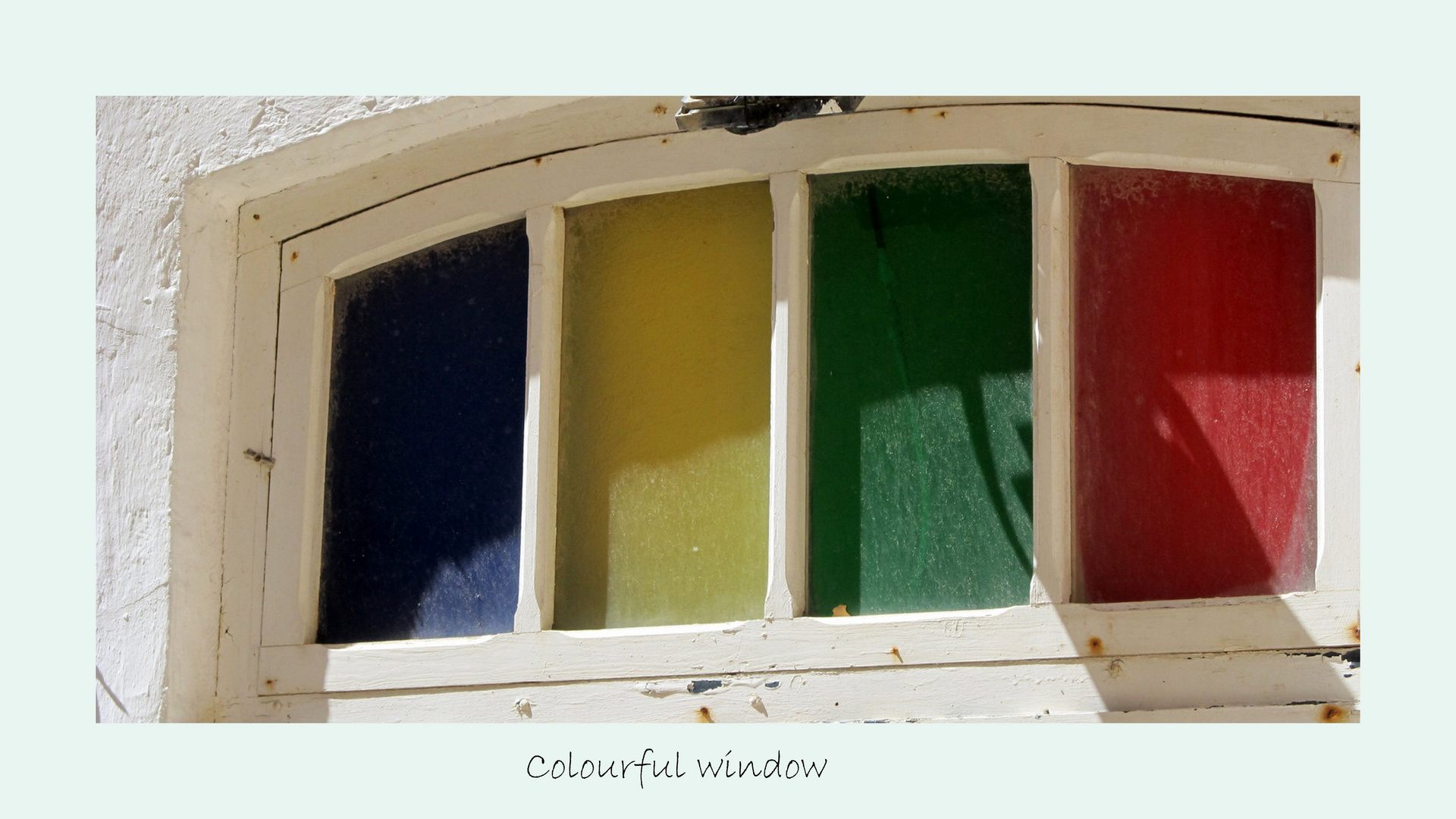 Colourful window