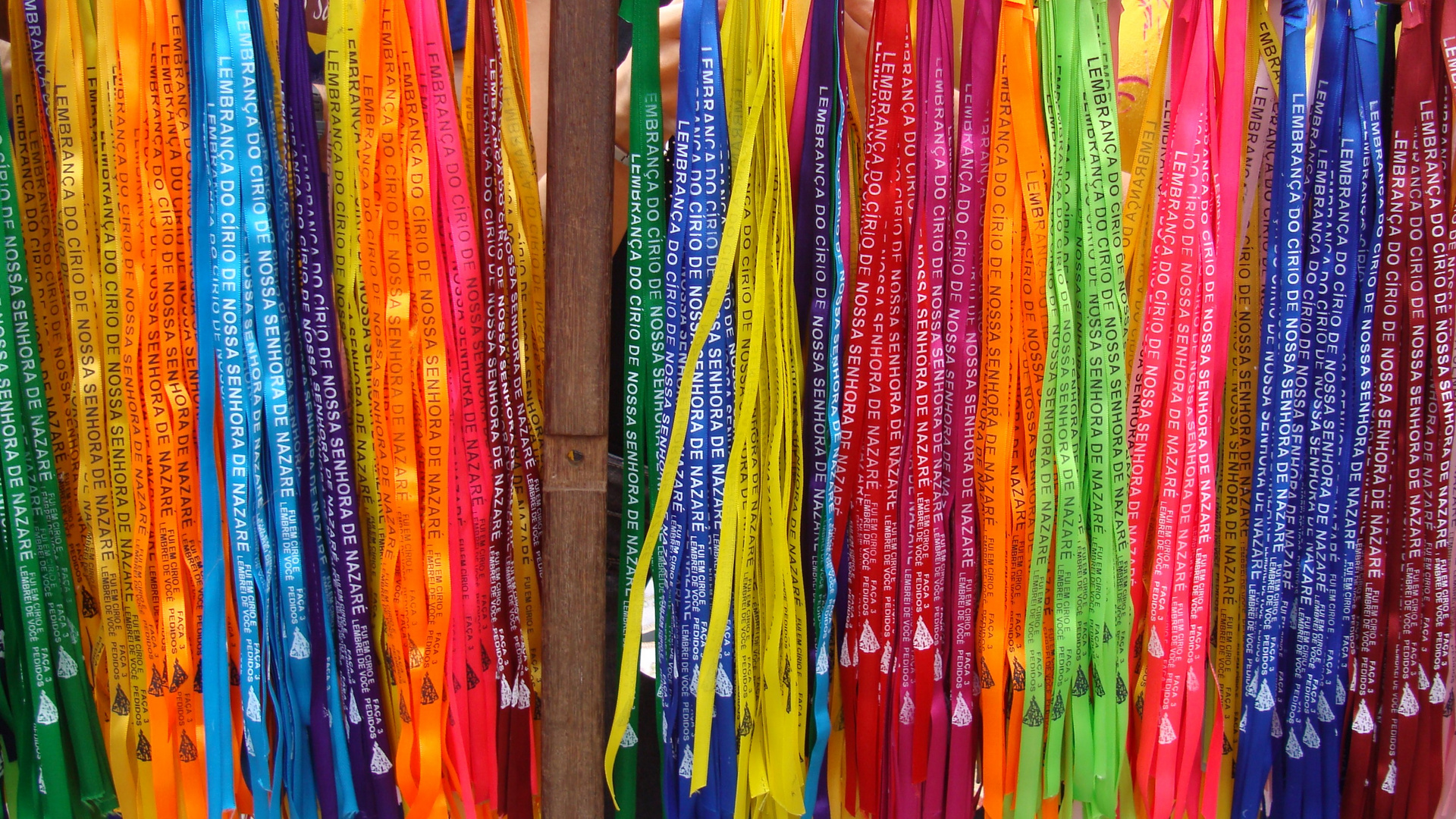 Colours of the celebration of the Candle of Nazareth