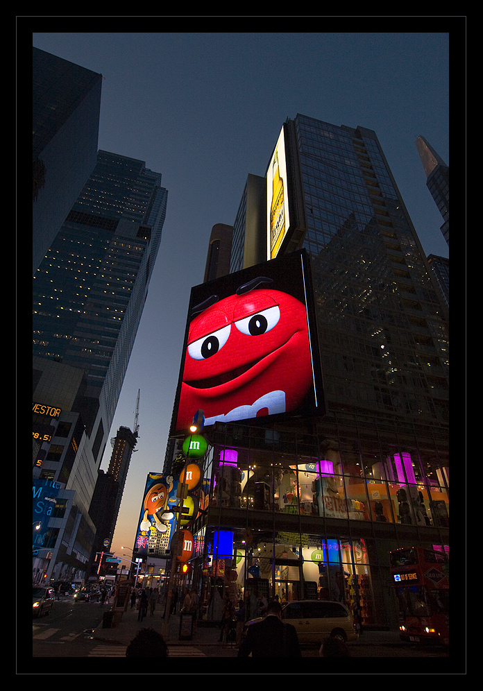 Colours of Times Square