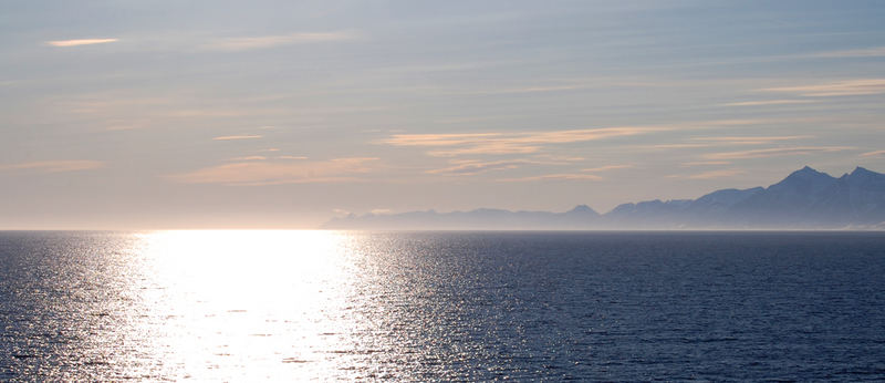 Colpo di luce sul Mare del Nord