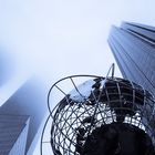 Columbus Circle bei Nebel