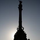 Columbus Säule am Hafen von Barcelona