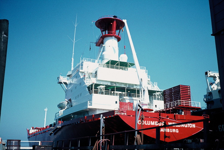 "Columbus Wellington "auf der Werft!