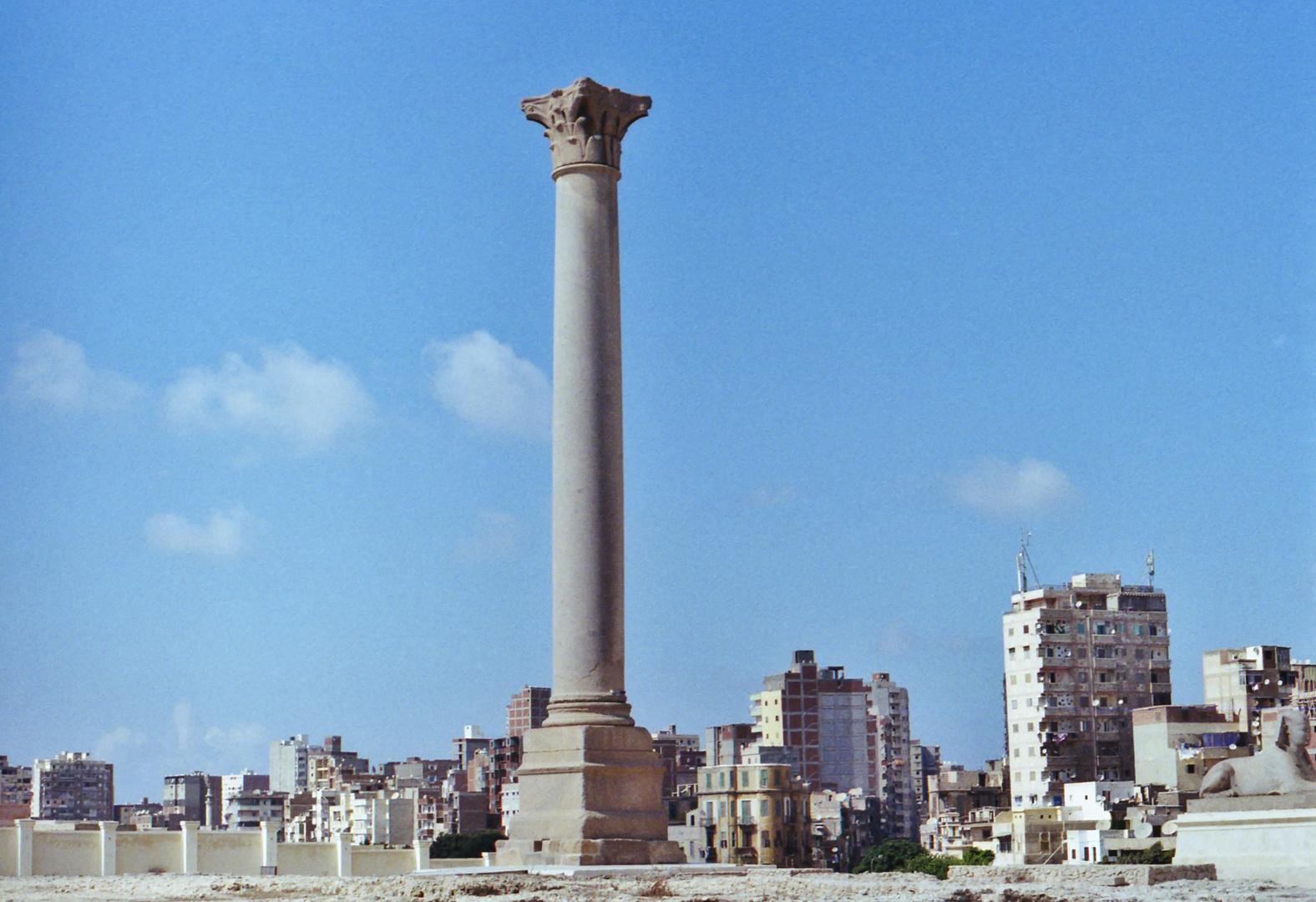 Column of Trajan. (Height 25 m). Alexandria, Egypt.