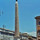 Column of Tuthmosis 3 in Piazza San Giovanni in Laterano. Rome.