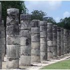 Columnata Ouste in Chichén-Itzá, Mexico