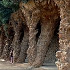 ... columns at Parc Güell, Barcelona ...