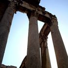 columns in the Forum Romanum