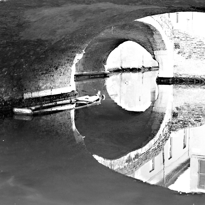 COMACCHIO A RIFLESSI NEL 1970 (1799)