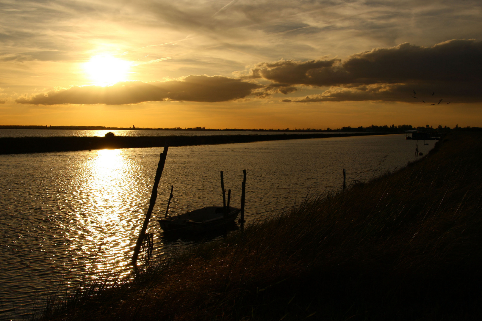 Comacchio al tramonto