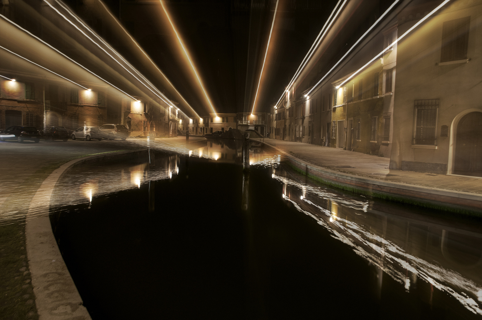 Comacchio di notte