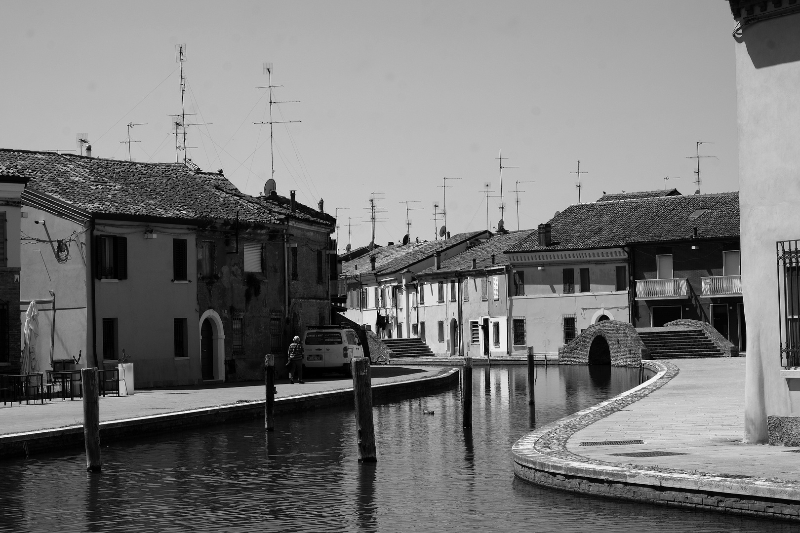 Comacchio, Italien