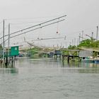 Comacchio, reti nel canale 