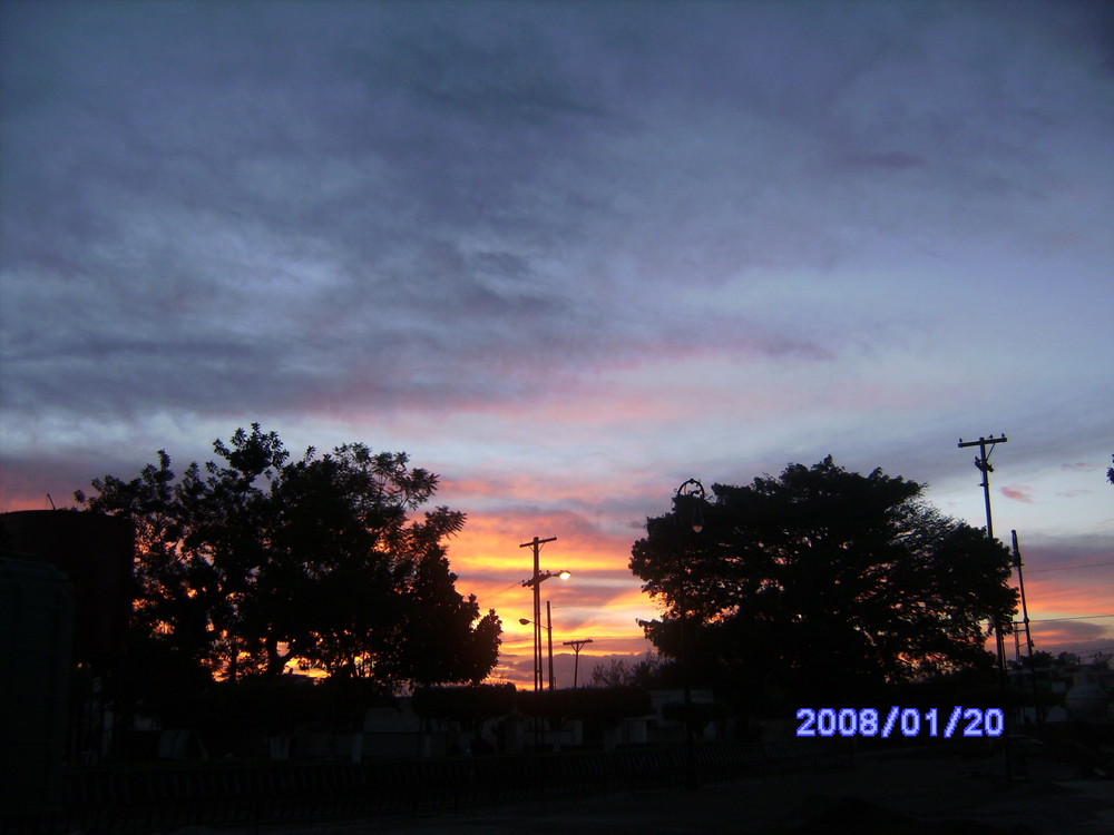 combinacion de colores en el cielo