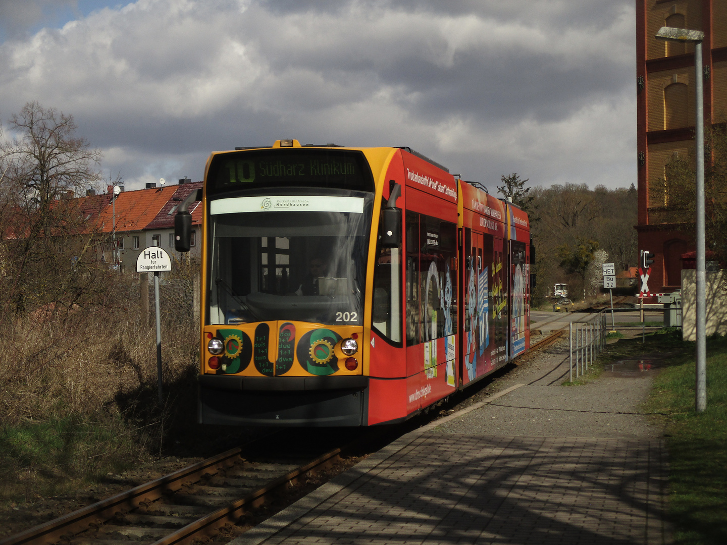 Combino DUO in Nordhausen Altentor.