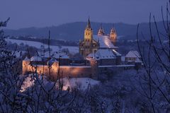 Comburg an Weihnachten