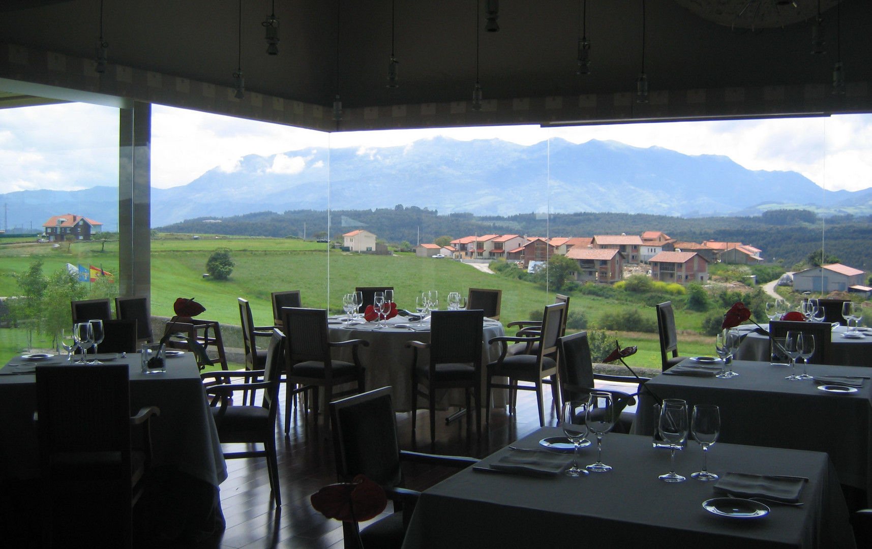 comedor con vista panoramica