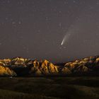 Comet over Red Rock