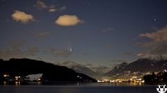 Comet PanSTARRS C/2011 L4 Above Lake Millstatt III