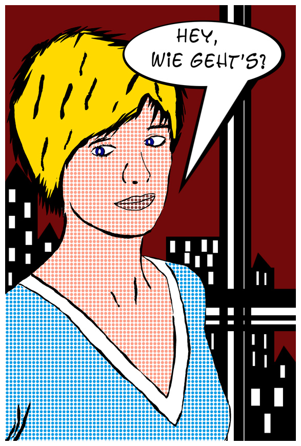 Comic-Art nach Roy Lichtenstein