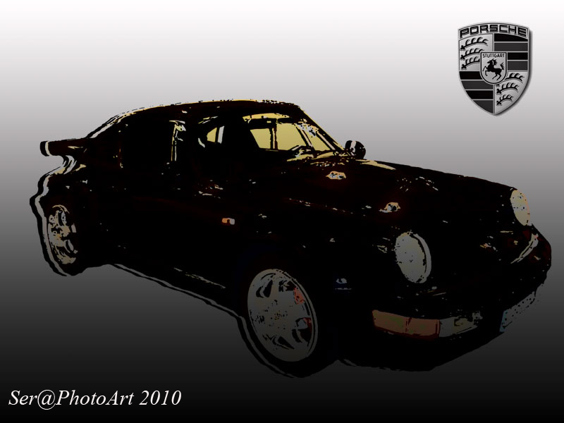 Comic Porsche