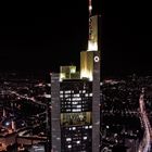 Commerzbank-Tower Frankfurt @ Night - vom Main Tower