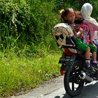 Comming back from school...Sulawesi, Indonesia