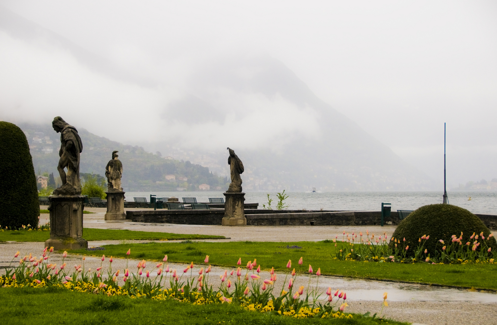 Como, an der Villa Gallia