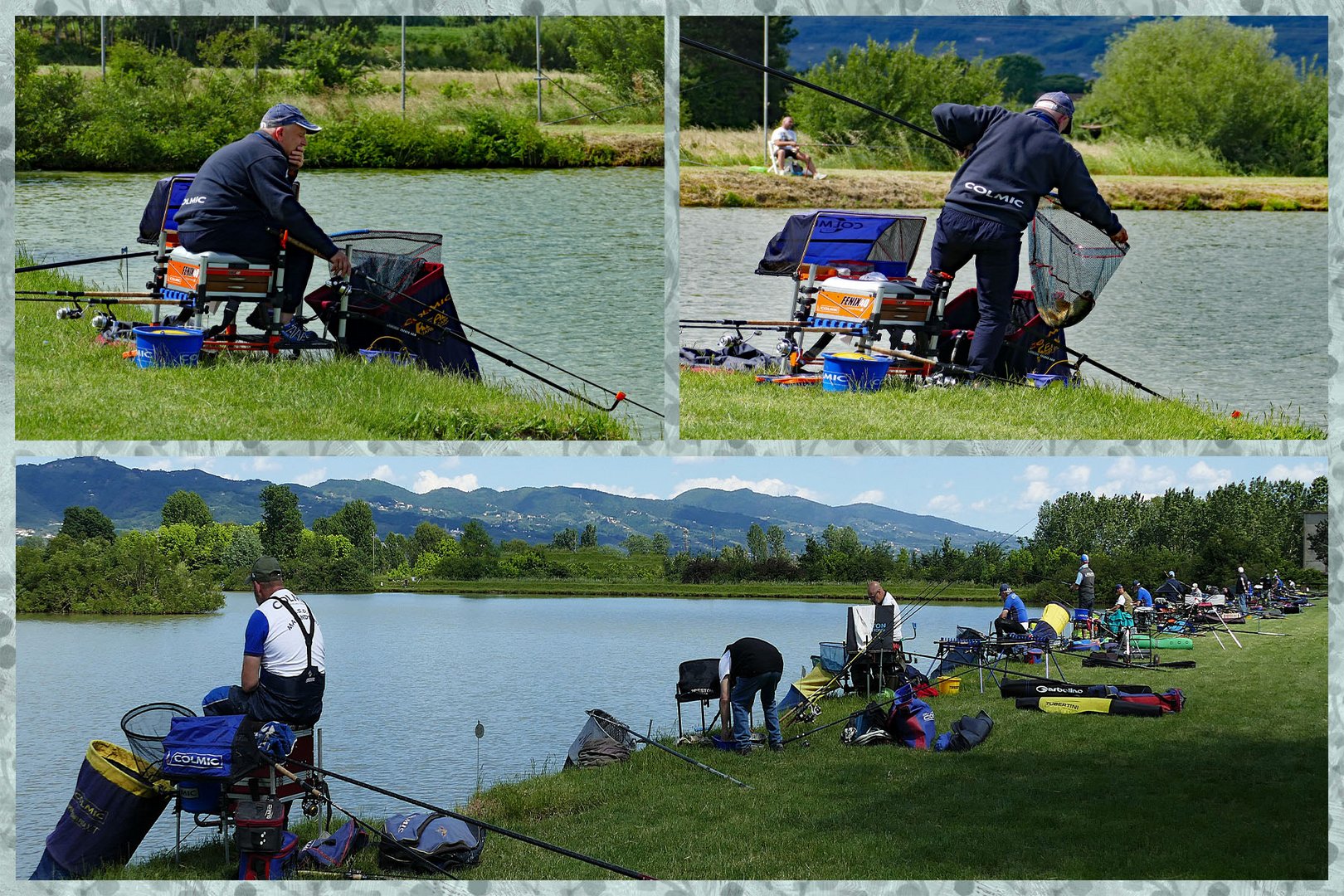 competition de peche sportive  italienne des sourds....