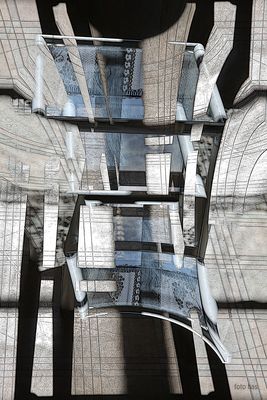 Composition mit Salontisch, Benayes FR.