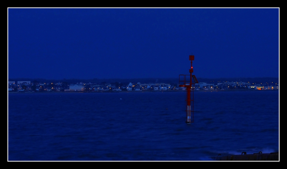 " Concarneau depuis la cale de Beg Meil "