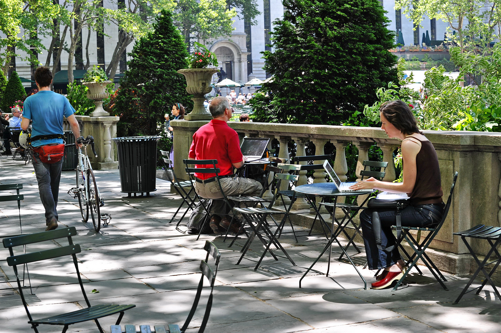 concentration at Bryant Park